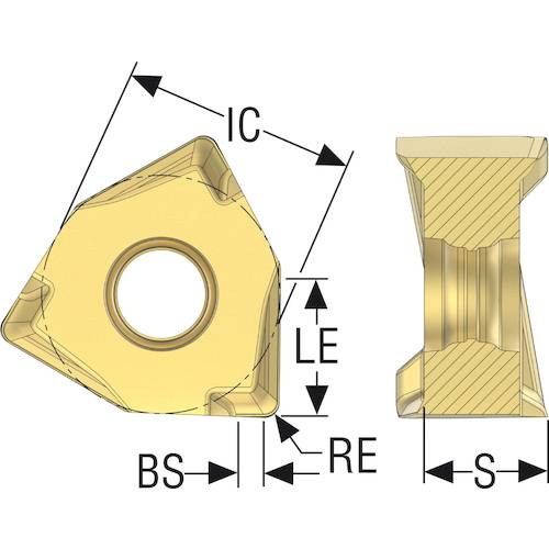 セコ フライス スクエア6用インサート MP2501 XNEX080616TR-M13 10 個