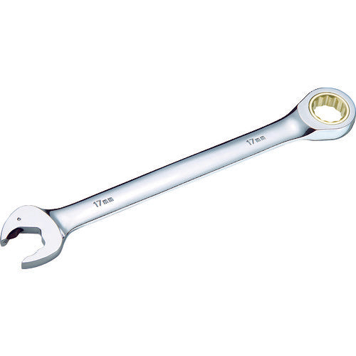 TRUSCO クイックラチェットコンビネーションレンチ 17mm TRMQ-17 1 丁
