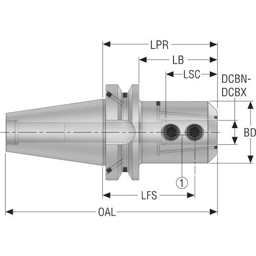 セコ ツーリング モノブロック BT50ADB-EM40-120-L1 1 個