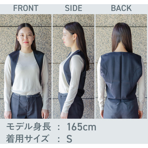 TRUSCO Double Vest Size S TATWB-S 1 piece