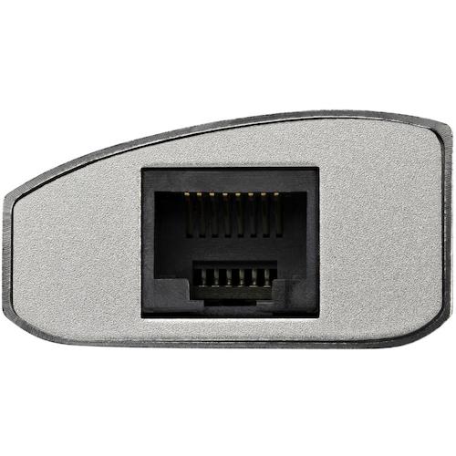 StarTech USB 허브/USB 3.0/USB-A-3x USB-A/LAN/버스 파워/실버 ST3300G3UA 1 상자