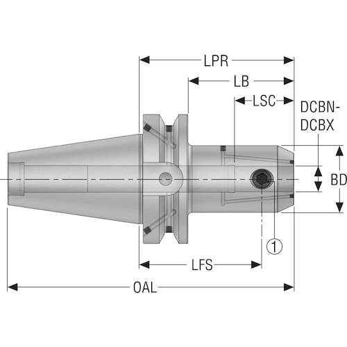 セコ ツーリング モノブロック BT40ADB-EM16-063-L1 1 個