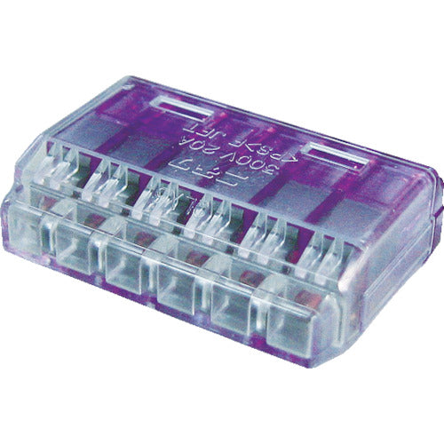 TRUSCO 差込形電線コネクタ極数6 (6個入) T-QL-6 1 PK