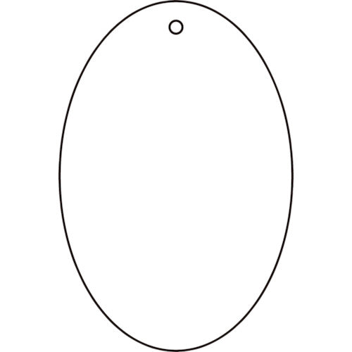 TRUSCO 白無地板 楕円型 5枚組 60×40×2厚 T886-43 1 組