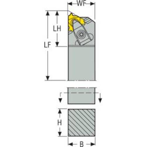 セコ 旋削 ねじ切り用ホルダー CEL2525M16HD 1 個