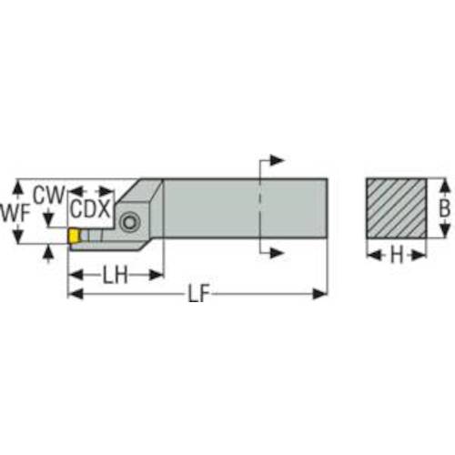 SECO Turning MDT Holder CFIL2525M04R230140 1 pc
