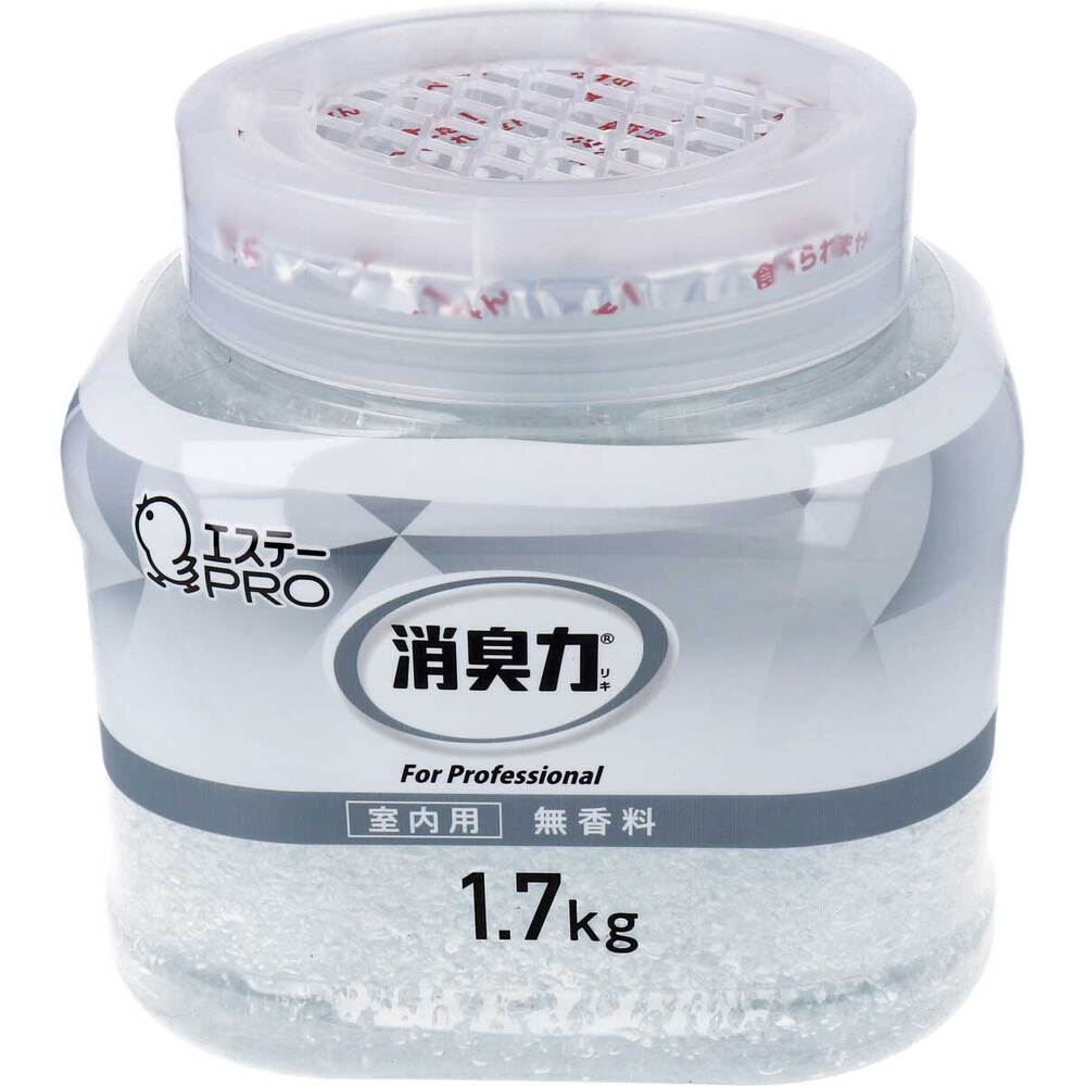 消臭力 業務用 クラッシュゲルタイプ 室内用 本体 無香料 1.7kg 1 個