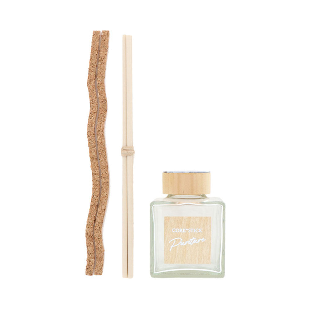 Sukki-ri! CORK+STICK REED DIFFUSER Puriture 木漏れ日の中で 100mL 1 個