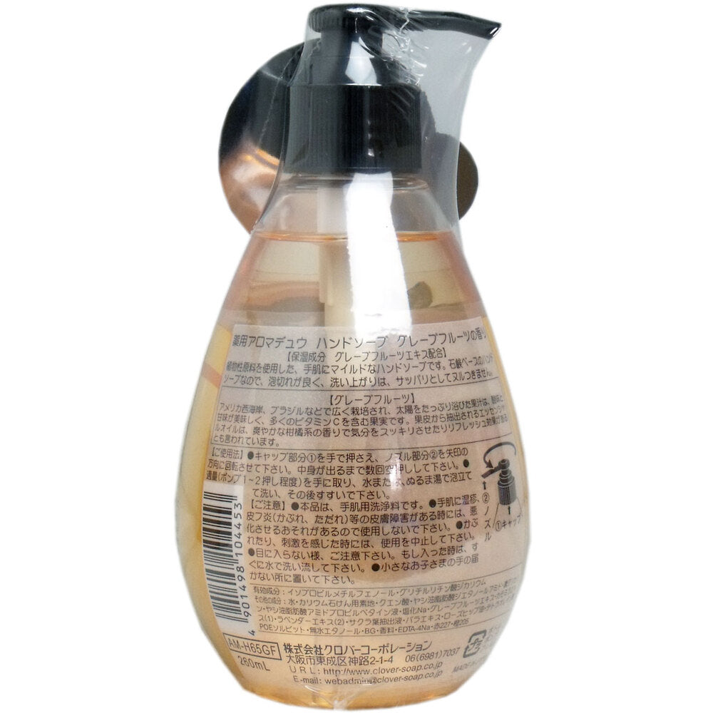 薬用アロマデュウ ハンドソープ グレープフルーツの香り 260mL 1 個