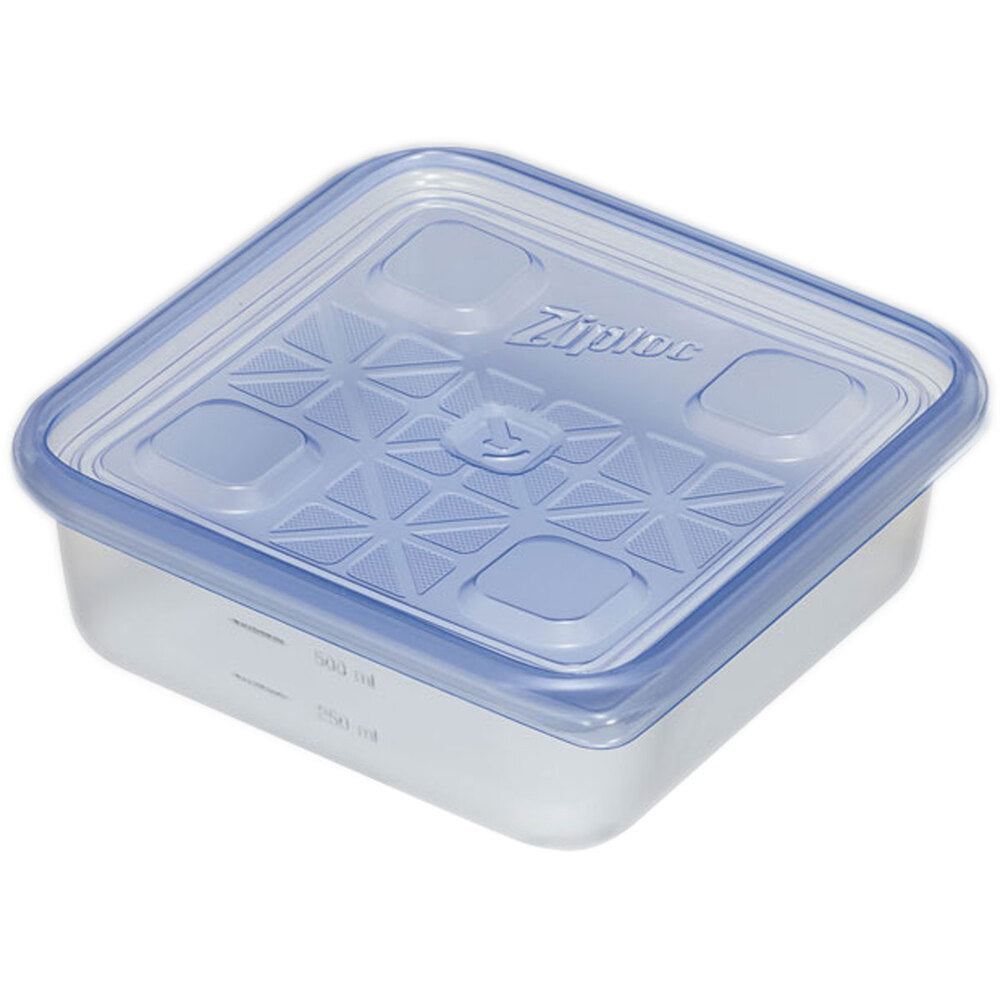 Commercial Ziploc Container, Square, 700mL x 10, 1 pc