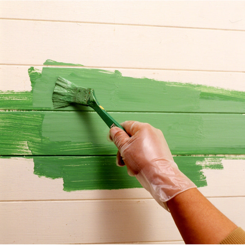 お手軽手袋 No.806 左右兼用ビニール極薄手 粉なし Lサイズ 100枚入 1 個