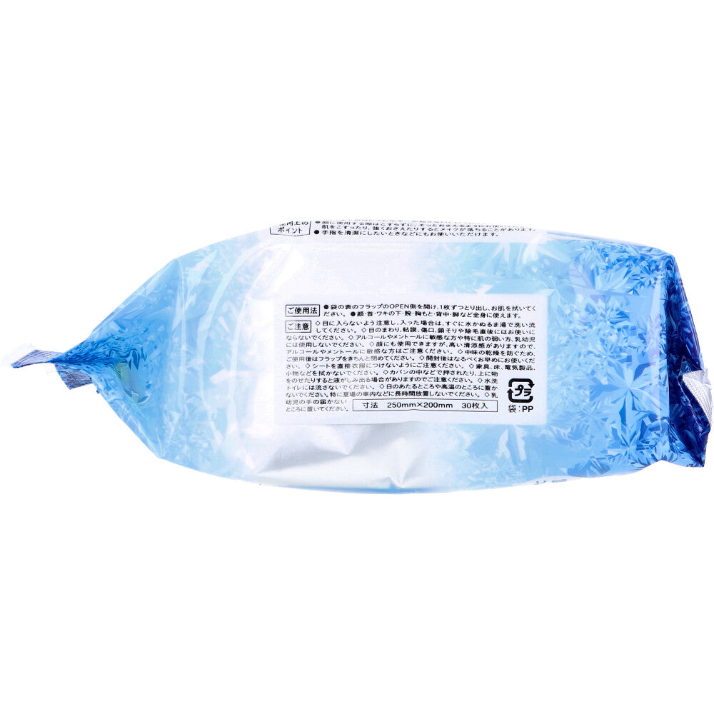 에이지 데오 24 클리어 샤워 시트 n 쿨 무향성 30장입 1개