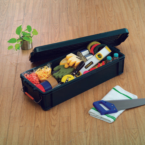 IRIS 209492 バックル式コンテナ ロング 710×300×160 クリア BL-20L-C 1 個