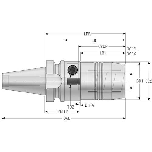 セコ ツーリング テーパーフェース BT30TFADB-HCR20-090 1 個