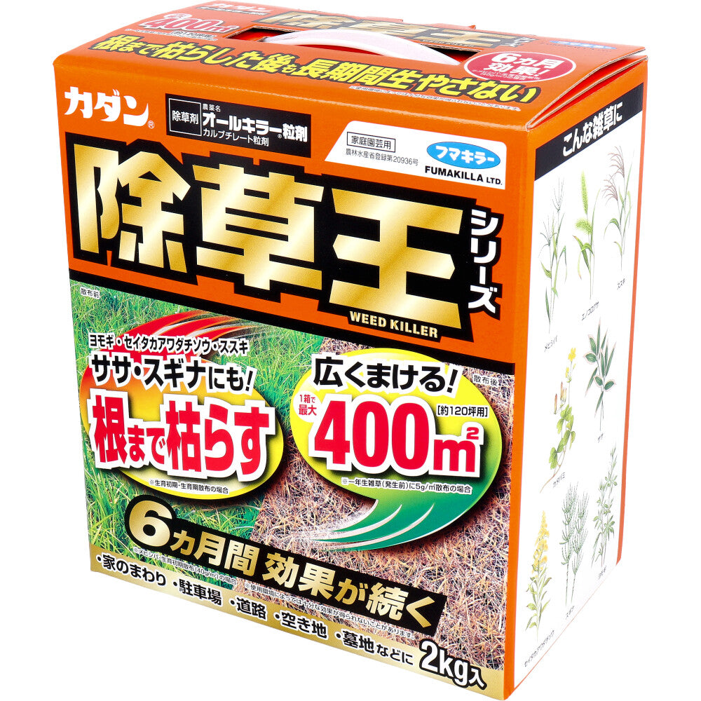 【農薬】カダン 除草王シリーズ オールキラー粒剤 2kg 1 個