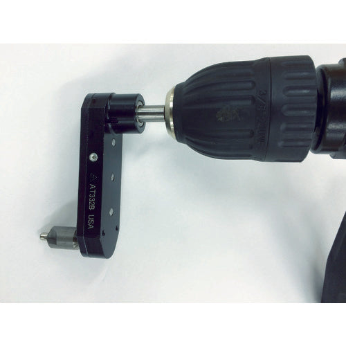 ATI High Speed Drill Option Angle Drill Attachment Straight Offset Shank Diameter 1/4-28 L4-3/8 x W15/16 x H5-1/16 inch ATI313B 1 pc