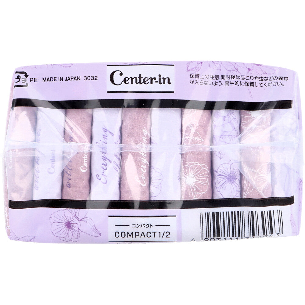 소피 센터 인 컴팩트 1/2 특히 많은 밤용 슬림 깃털 무향료 10개입 1개