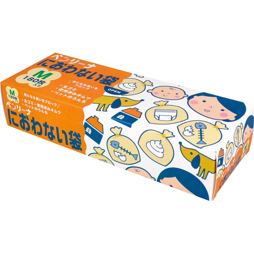 ベンリーナ におわない袋 Mサイズ 180枚入 1 個