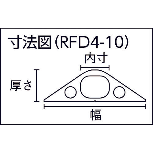 CHECKERS Rubber Duct Protector Width 82.6mm x Length 3048mm RFD4-10 1 piece