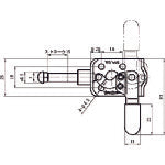 スーパー 押し引き兼用型トグルクランプ(L) ベースタイプ:フランジ TPPL50L 1 個