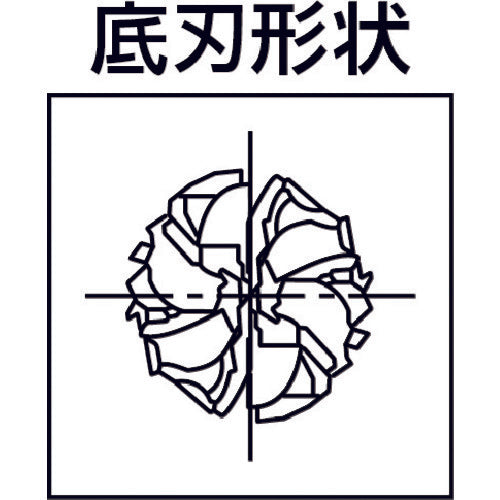 MAPAL 超硬ラフィングエンドミル OptiMill−Composite(SCM440) 複合材用ルーター 刃径8×刃長29×全長63mm SCM440-0800ZMVR-HA-HU211 1 本