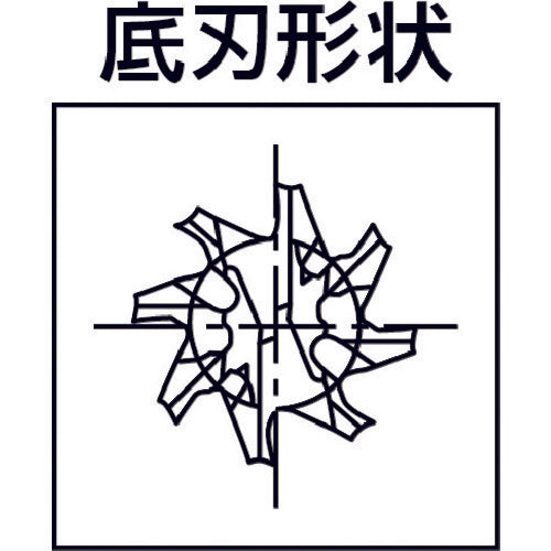 MAPAL Carbide Roughing End Mill OptiMill-Composite (SCM460) Composite End Mill Blade Diameter 12 x Blade Length 32 x Total Length 83 mm SCM460-1200Z08R-F0020HA-HC611 1 piece