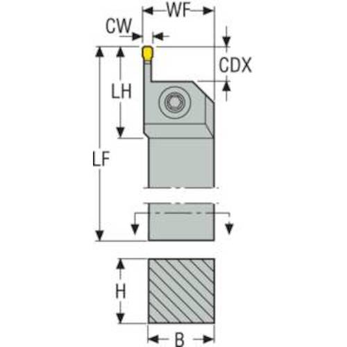 SECO Turning MDT Holder CFIL2525M03 1 pc