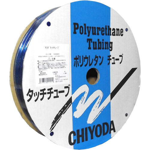 치요다 폴리우레탄 튜브 TE 터치 튜브 12mm/100m 클리어 블루 TE-12-100 CBL 1권