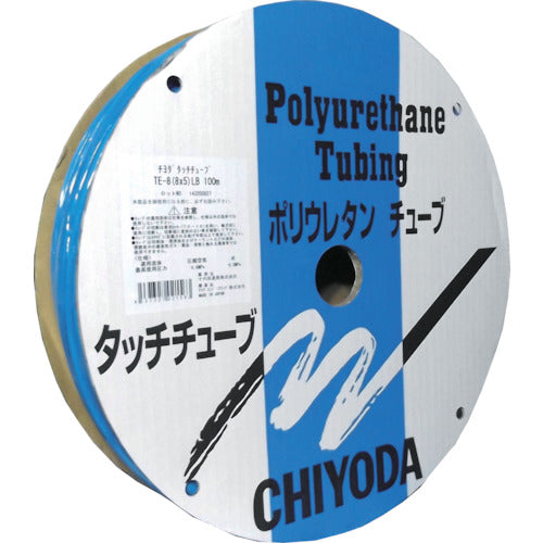치요다 폴리우레탄 튜브 TE 터치 튜브 4mm/100m 라이트 블루 TE-4X2.5-100 LB 1권