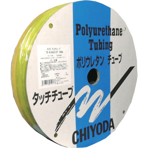 치요다 폴리우레탄 튜브 TE 터치 튜브 8mm/100m 클리어 옐로우 TE-8-100 CY 1권