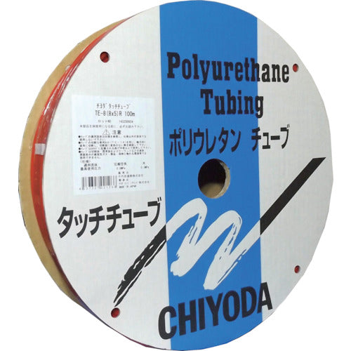 치요다 폴리우레탄 튜브 TE 터치 튜브 8mm/100m 레드 TE-8-100 R 1권