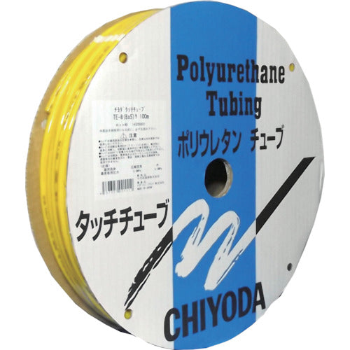 치요다 폴리우레탄 튜브 TE 터치 튜브 8mm/100m 노랑 TE-8-100 Y 1권