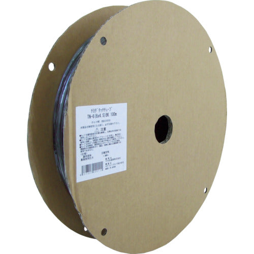 Chiyoda Nylon Tube 6 x 4.5 mm/100 m Black TN-6X4.5-100-BK 1 Roll