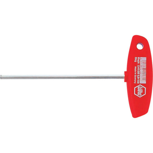 Wiha T-Handle Hexagonal Wrench with Ring 334R100200 1 Piece