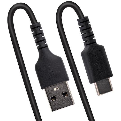 StarTech USB 케이블/AC-1m/USB 2.0/코일형/고내구 아라미드/BK R2ACC-1M-USB-CABLE 1봉