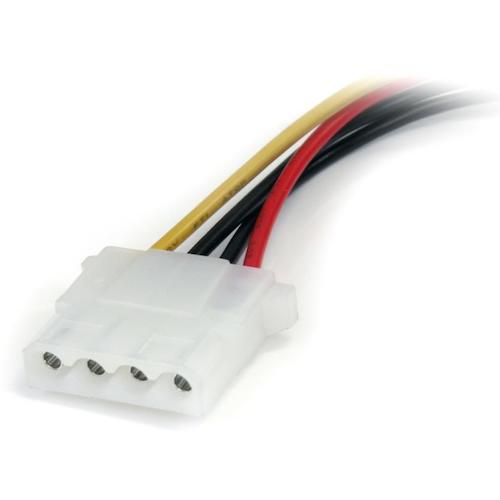StarTech PC 전원 케이블 / LP4 - SATA 변환 / 15cm / 4-15 핀 / 남성 여성 LP4SATAFM6IN 1 봉지