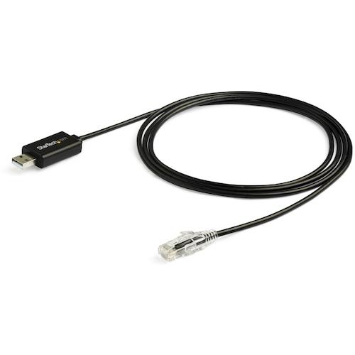 StarTech Cisco Console Rollover Cable / USB-A to RJ45 (M-M) / 1.8m ICUSBROLLOVR 1 box