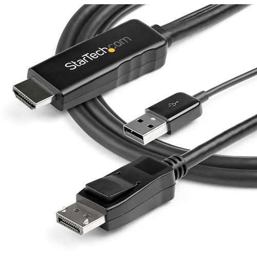 StarTech Display Conversion Cable / HDMI - DP / 2m / 4K30Hz / USB Power HD2DPMM2M 1 bag
