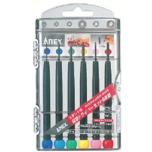 アネックス P柄精密ドライバーセット 6本組 930 1 個