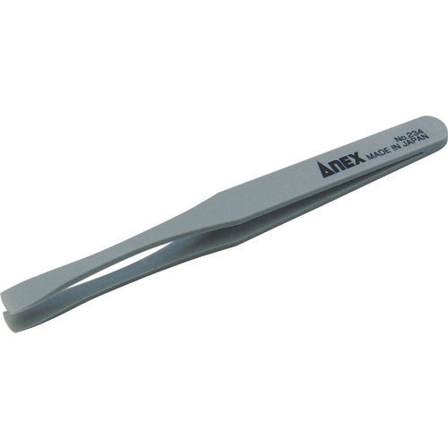 Annex Plastic Tweezers, Round Tip, Flat Type, 234, 1 Piece