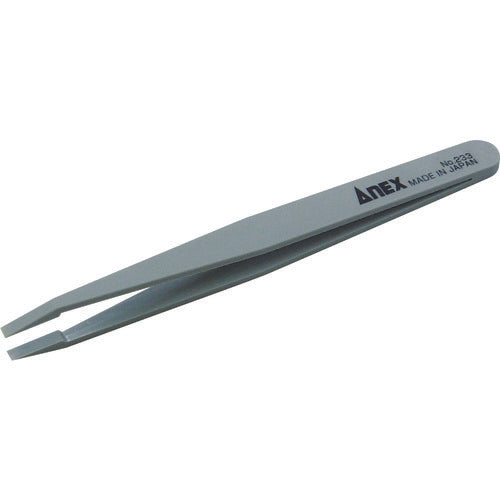 Annex Plastic Tweezers, Flat Tip, Thin Type, 233, 1 Piece