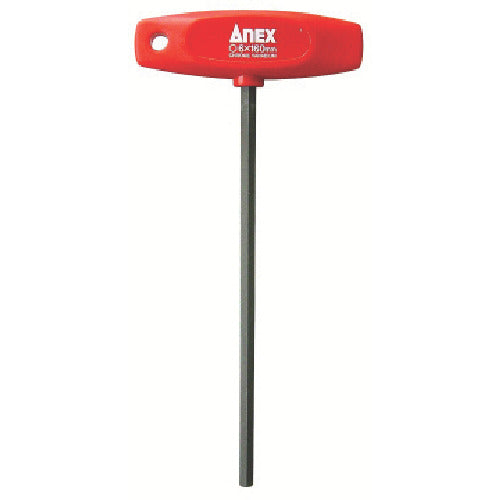 アネックス T型六角レンチドライバー 対辺6.0×160 3200-6.0-160 1 本