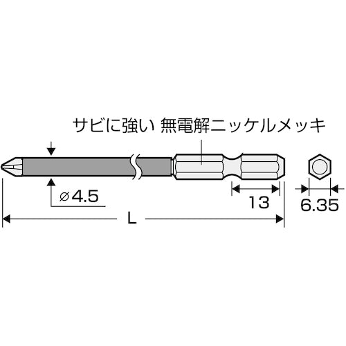 Annex Slim Tube Color Bit +1 x 150 ASP1-1150 1 piece