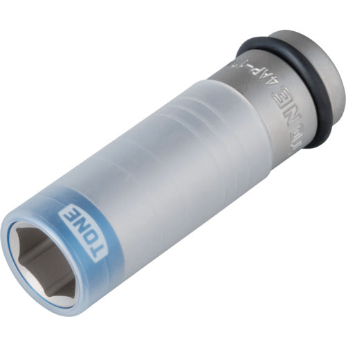 TONE 프로텍터 부착 임팩트용 박형 호일 너트 소켓(자동차 정비용) 대변 치수 17mm 4AP-17N 1개