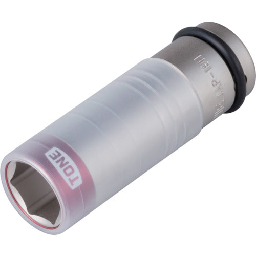 TONE 프로텍터 부착 임팩트용 박형 호일 너트 소켓(자동차 정비용) 대변 치수 19mm 4AP-19N 1개