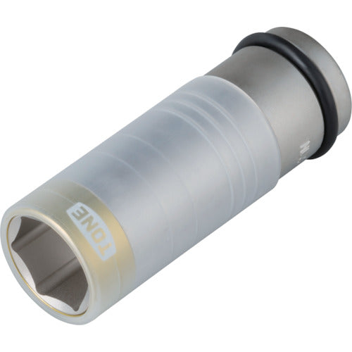 TONE 프로텍터 부착 임팩트용 박형 호일 너트 소켓(자동차 정비용) 대변 치수 21mm 4AP-21N 1개