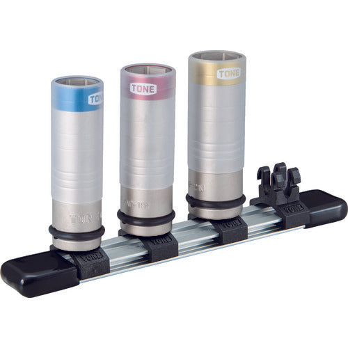 TONE プロトテクター付きインパクト用薄型ホイルナットソケットセット HAP403N 1 S