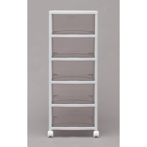 IRIS 221249 슈퍼 클리어 가슴 화이트/클리어 브라운 5단 타입 SCE-050-BR 1대