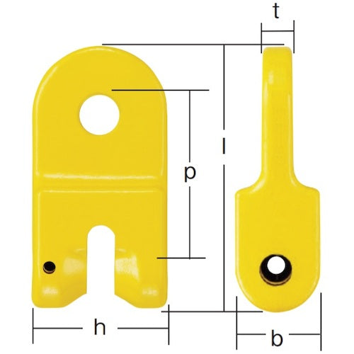 KITO Chain Sling Fittings (Pin Type) Chain Fittings VA Basic Load Capacity 5.2t VA2130 1 pc