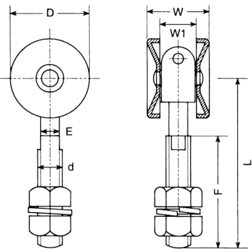 ヤボシ 単車プレス(スチール製) 3号 3TAN 1 個